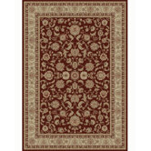 Charlemagne Bergama Burgundy Rug