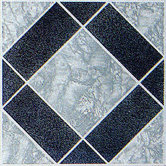 Vinyl Black / Grey Diamond Floor Tile (Set of 20)