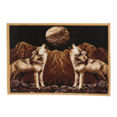 Zone Howling Wolves Novelty Rug