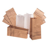 20 Squat Paper Bag in White