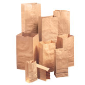 2 Kraft Paper Bag in Brown