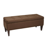 Estrella Upholstered Bedroom Storage Ottoman