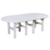 Lifestyle Poly Resin Oval Dining Table