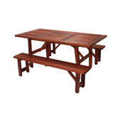 Cedar Harvest 3 Piece Dining Set