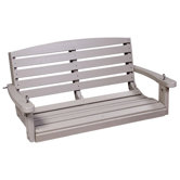 Lifestyle Poly Resin Porch Swing