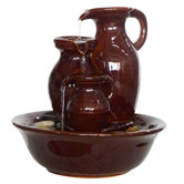Jar 3 Tiered Ceramic Tabletop Fountain