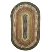 Green Mountain Log Cabin Brown Multi rug