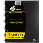 11" x 8.5" 1-Subject Notebook