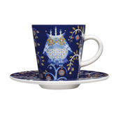 Taika 4.5" Blue Espresso Saucer