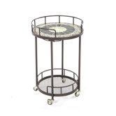 Ponte Mosaic Outdoor Serving Cart