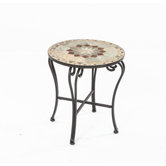 Notre Dame Mosaic Side Table