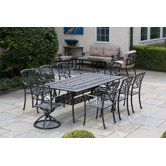 Mariposa 9 Piece Dining Set