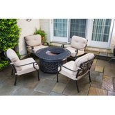 Mariposa 5 Piece Deep Seating Group with Cushions