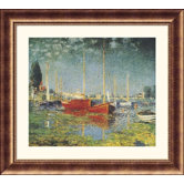 Argenteuil Bronze Framed Print - Claude Monet