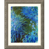 Iris Silver Framed Print - Claude Monet