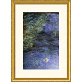 Water Lilies (Detail) {Nymphaeas (Detail)} Gold Framed Print - Claude Monet