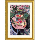 Goldfish Gold Framed Print - Henri Matisse
