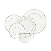 Precious Platinum 5 Piece Place Setting