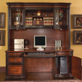 Corona Computer Desk with Hutch