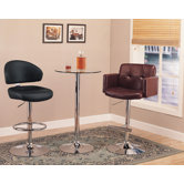 Colorado City 3 Piece Pub Table Set with Glass Top