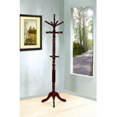 Goldendale Coat Rack in Dark Walnut