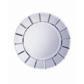 Toppenish Sun Shaped Mirror with Beveled Edge