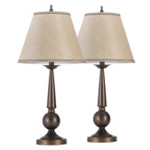 27" Table Lamp with Fabric Shade