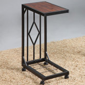 Mobile Snack End Table