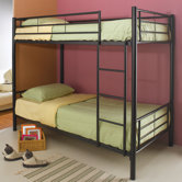 Eightmile Twin over Twin Bunk Bed with Built-In Ladder