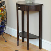 Bay Shore Half Moon Console Table