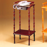Colfax Multi-Tiered Telephone Table