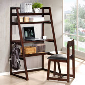 Leaning Shelf Desk