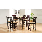 Derby 7 Piece Counter Height Dining Set