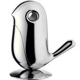 Chip Magnetic Paper Clip Holder in Chrome Plated Zamak by Rodrigo Torres