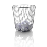 A Tempo Wire Paper Basket by Pauline Deltour