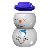 Snow Daddy Figurine / Tealight Holder