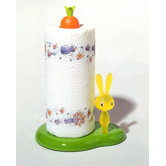 Bunny & Carrot Kitchen Roll Holder by Stefano Giovannoni