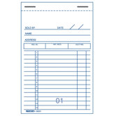 3-3/8" x 5" Carbon Copy Sales Book