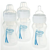Natural Flow Wide Polypropylene 8 oz Bottle 3 Pack