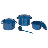 Enamel Stock Pot with Lid