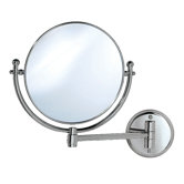 Magnifying Wall Mirror in Chrome