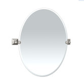 Meridian Mirror in Satin Nickel