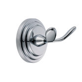 Marina Twin Robe Hook in Chrome