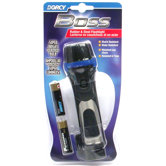 AA Cell Rubber And Steel Flashlight 41-2950