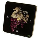 Grapes Tiny Times Clock