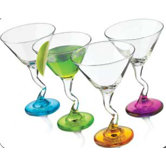 Libbey Funky Cocktails-Z Stem Cocktail (4 Asst Colours)