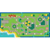 Play Carpet Happy Village Kids Rug