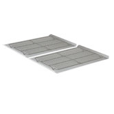 Nonstick Bakeware 4-Piece Large Cookie Sheet and Cooling Rack Set