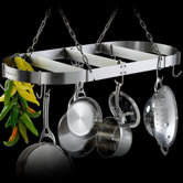Accessories Oval Hanging Pot Rack