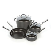 Simply Hard-Anodized Aluminum 8-Piece Cookware Set